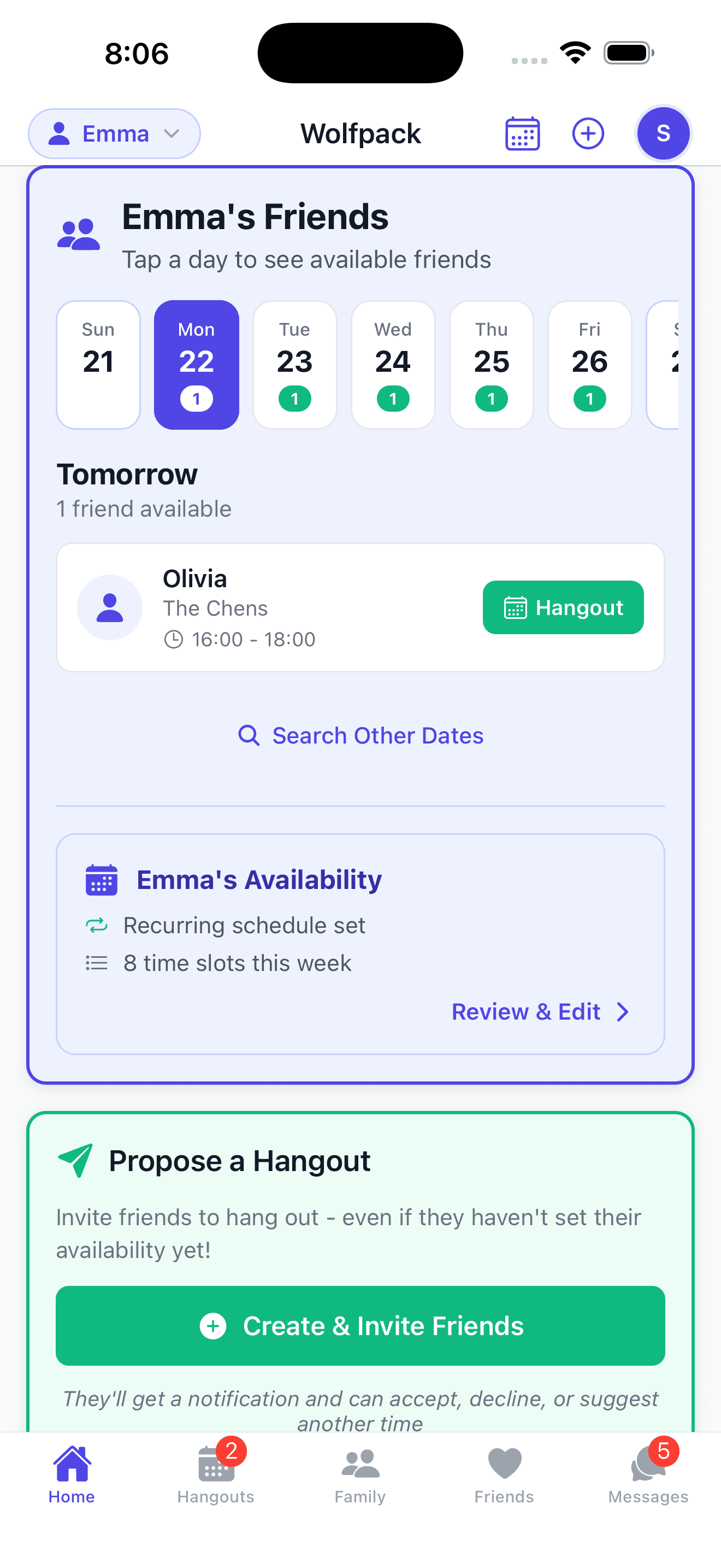 Wolfpack Hangouts App